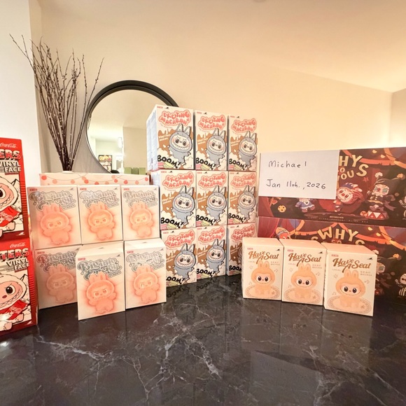 POP MART Other - Popmart - Labubu - THE MONSTERS - Exciting Macaron, Have a Seat, Big Into Energy